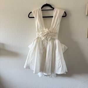 For Love and Lemons White Bow Dress - XS